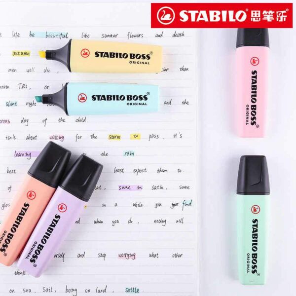 Stabilo Boss Cute Highlighter – Stylish & Smooth Highlighting Stabilo Boss Cute Highlighter – trendy, pastel colors with smooth ink flow. Ideal for notes, planners & study. Perfect for students & journaling!