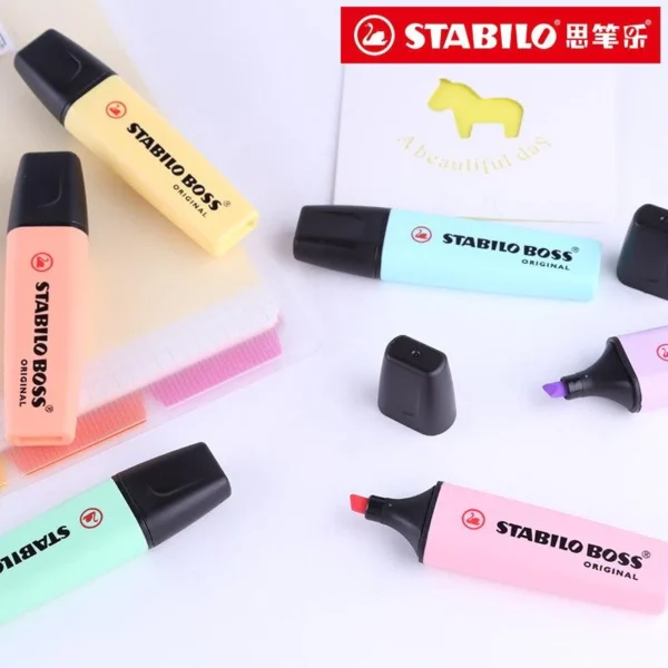 Stabilo Boss Cute Highlighter – Stylish & Smooth Highlighting Stabilo Boss Cute Highlighter – trendy, pastel colors with smooth ink flow. Ideal for notes, planners & study. Perfect for students & journaling!