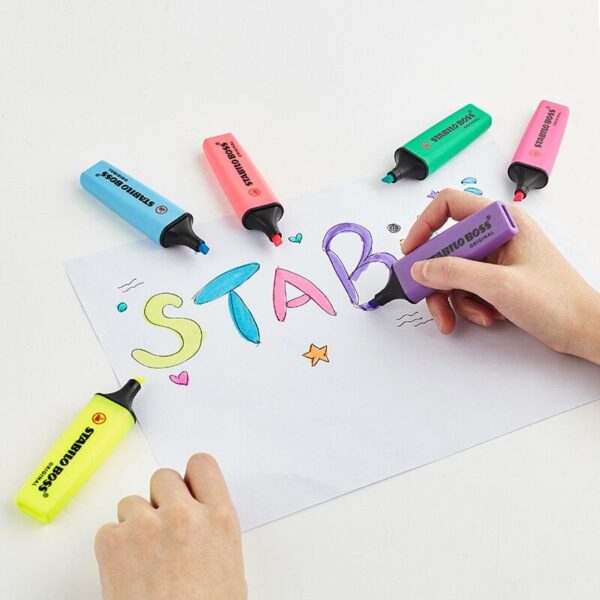 Stabilo Boss Cute Highlighter – Stylish & Smooth Highlighting Stabilo Boss Cute Highlighter – trendy, pastel colors with smooth ink flow. Ideal for notes, planners & study. Perfect for students & journaling!