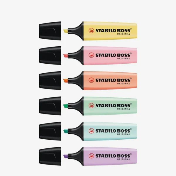 Stabilo Boss Cute Highlighter – Stylish & Smooth Highlighting Stabilo Boss Cute Highlighter – trendy, pastel colors with smooth ink flow. Ideal for notes, planners & study. Perfect for students & journaling!