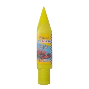 Deer TIKON 12 Color Pencils Full Jar – smooth, bright shades in a sturdy jar. Safe for kids. Great for school, drawing, and creative projects.
