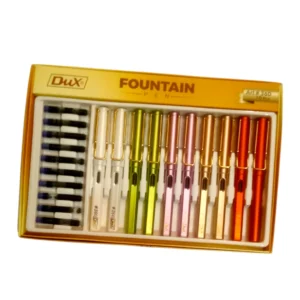 Discover the DUX 360 Stylish Fountain Pen – sleek, durable, and smooth. Ideal for professionals, students & collectors. Write with style & precision.