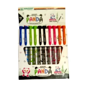 Make writing fun with the Hauser Inky Panda Fountain Pen – adorable panda design, smooth ink flow, and perfect grip for kids and young students.