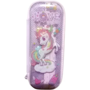 Adorable Love Unicorn Pouch 38130 – colorful, spacious & perfect for kids. Holds pens, pencils, erasers & more. Ideal for school or gifting