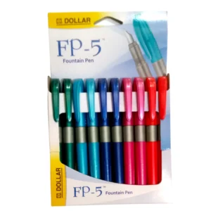 Experience effortless writing with the Dollar Fountain Pen FP-5 – lightweight, refillable, and perfect for students and professionals. A trusted pen for daily use.