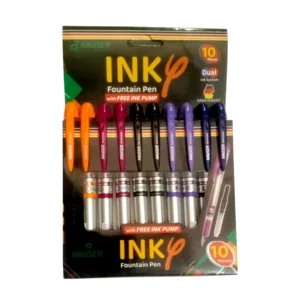 Hauser Inky Fountain Pen offers a smooth, mess-free writing experience. Sleek design, durable build & perfect for students, professionals, and daily use.
