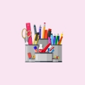 Office supplies ball point pen binder clip binder clips scientific calculators Desk Organizers highlighters file rack racks racks for books