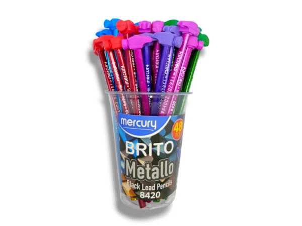 Mercury Brito Metallo Black Lead Pencils 8420 – Premium Writing Pencils