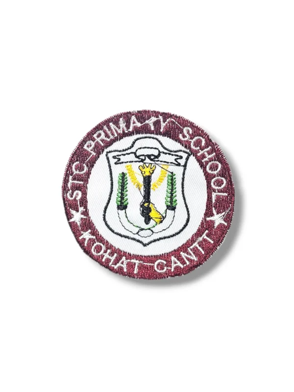 STC Primary School Monogram embroidered badge