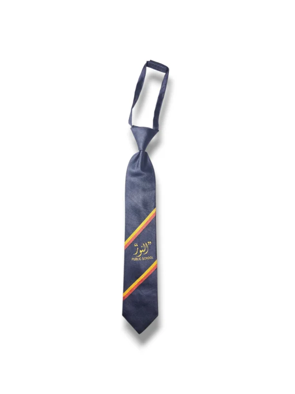 Official Al Noor Public School Tie Al Noor Public School Tie Front View