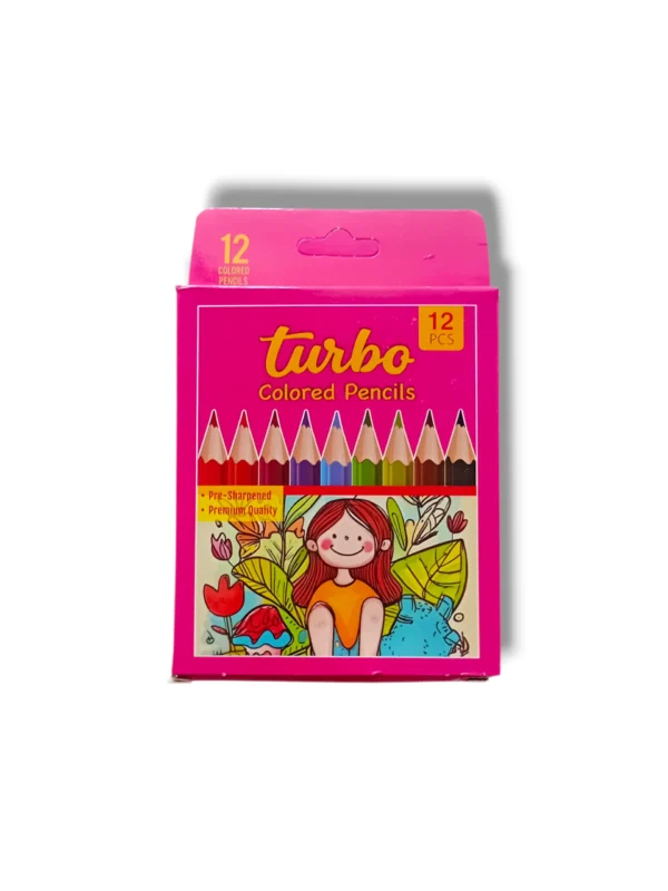 Turbo Color Pencils 2450 vibrant coloring set for students and artists