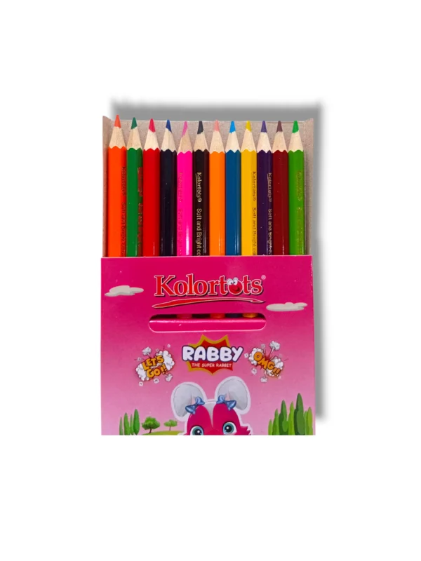 Portable ORO Kolortots Color Pencils 101 set for home, school, or studio