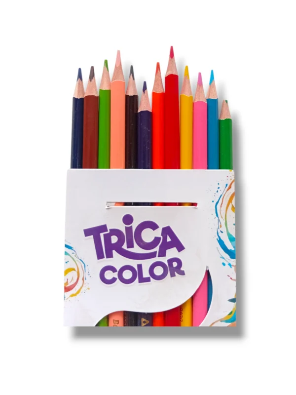 Bahadur Trica Color Pencils vibrant coloring set for kids and students