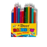 Deer Rainbow Color Pencils 6pcs pack for kids and school use