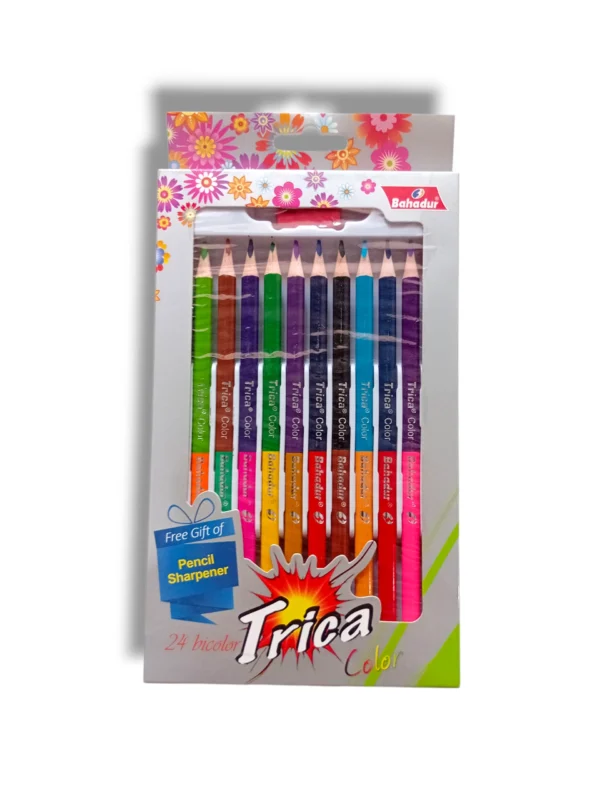 Bahadur Trica Color Pencils Set Bahadur Trica Color Pencils vibrant set for students and artists