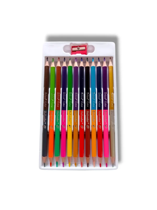 Bahadur Trica Color Pencils Portable Set Portable Bahadur Trica Color Pencils set for home, school, or travel
