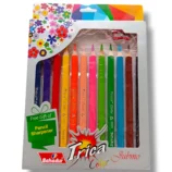 Bahadur Trica Jumbo Color Pencils extra thick coloring set for kids
