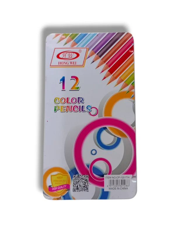 Hong Wei Color Pencils CP-1201TH vibrant set for artists
