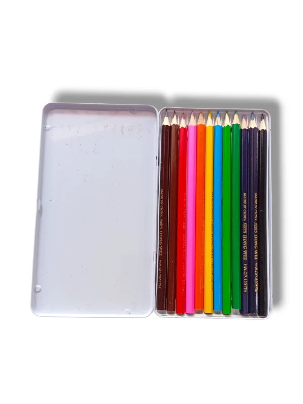 Hong Wei Color Pencils CP-1201TH used for sketching and shading