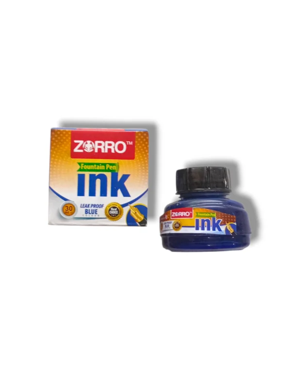 Zorro Fountain Pen Ink 312 Premium Bottle Smooth Writing