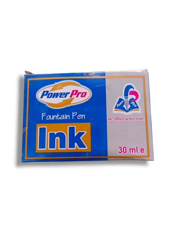 Power Pro Fountain Pen Ink Writing Sample Rich Vibrant Color
