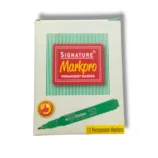 Signature Markpro Permanent Marker Green for office use