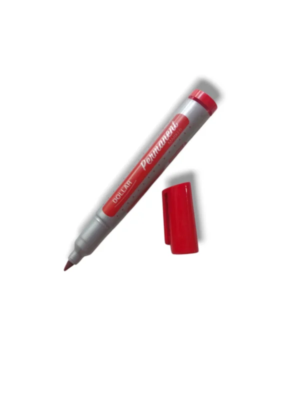 Dollar Permanent Marker UML5 Red bold ink