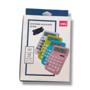 Deli Electronic Calculator DL-1639 with 12-Digit Display
