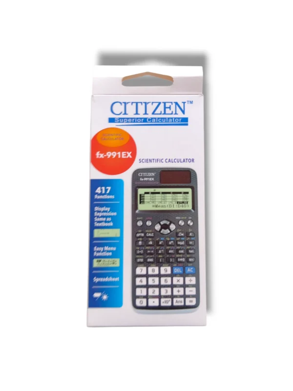 Citizen Superior Scientific Calculator fx-991EX Citizen fx-991EX Scientific Calculator front view