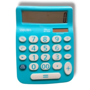 Deli DL-1639 Electronic Calculator – Lightweight & Portable Portable Deli DL-1639 Calculator with Responsive Keys