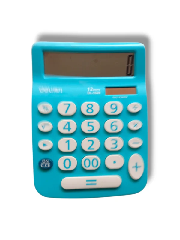 Portable Deli DL-1639 Calculator with Responsive Keys