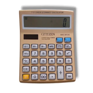 Citizen SDC-3612C Calculator with Dual Power and Functions