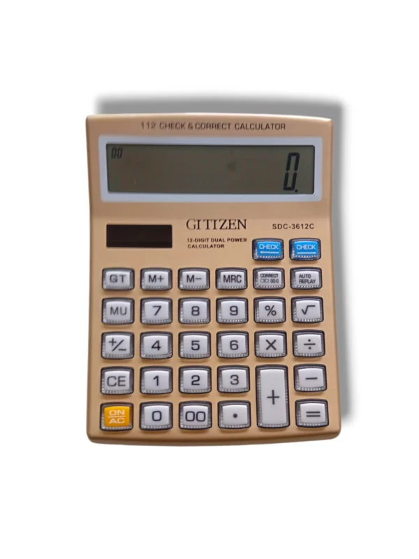 Citizen SDC-3612C – Superior Electronic Calculator Citizen SDC-3612C Calculator with Dual Power and Functions