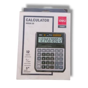 Deli Power Calculator M008 20 with Dual Power