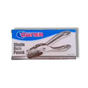 Owner Single Hole Punch SP-01 heavy-duty paper punch