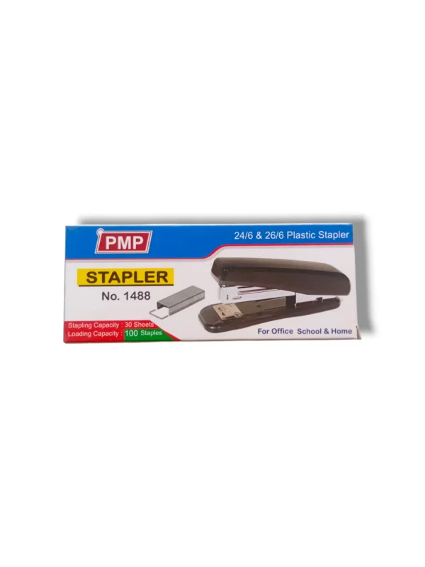 PMP Stapler 1488 heavy-duty office stapler side view