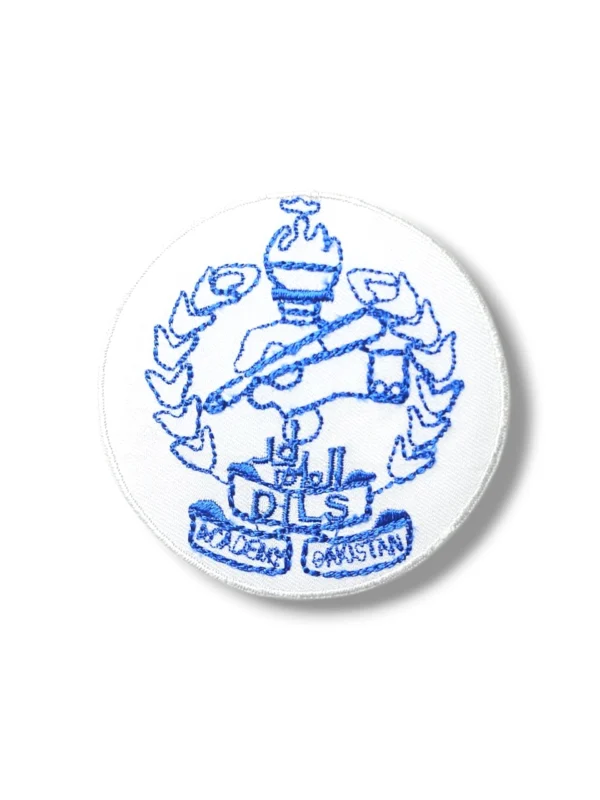 Dilz Academy Uniform Monogram Embroidered Badge