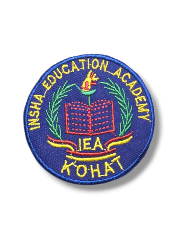 Insha Education System Monogram Embroidered Badge