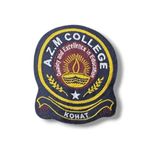 AZM School & College Monogram Embroidered Badge