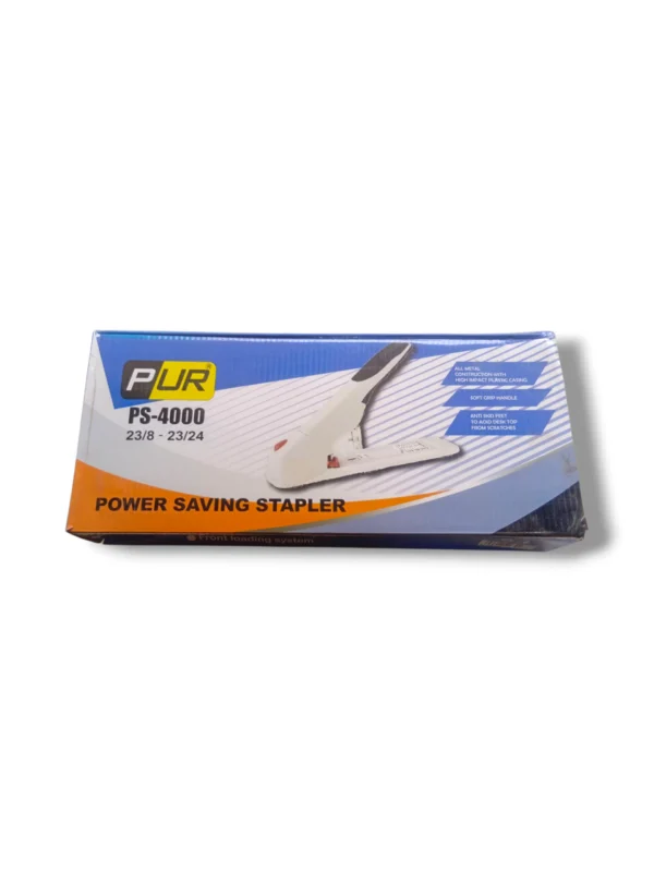 PUR Power Saving Stapler PS-4000 on office desk