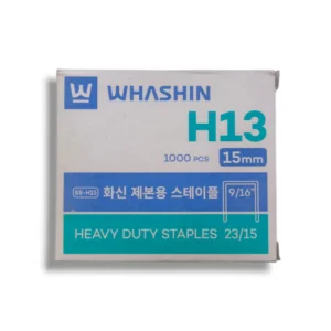 Box of Whashin Heavy Duty Staples 23/15 H13 15mm