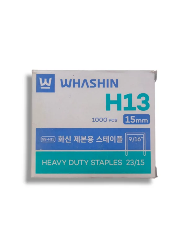 Whashin Heavy Duty Staples 23/15 Box Box of Whashin Heavy Duty Staples 23/15 H13 15mm