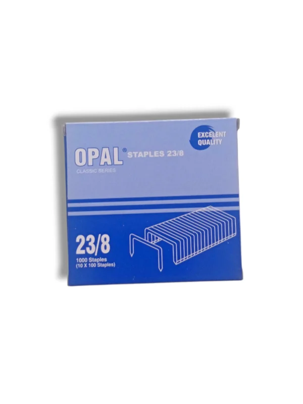 Opal Staples 23/8 Packaging for Office Use Opal Staples 23/8 Box – Heavy-Duty Office Staples