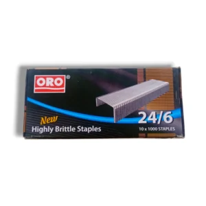 ORO Staples 24/6 641 Box Packaging – Standard Size Staples