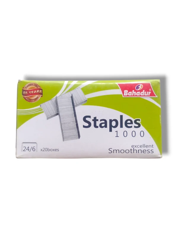 Bahadur Staples 24/6 Box Packaging – Durable Office Staples