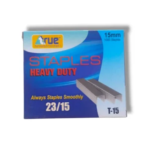 True Heavy Duty Staples 23/15 (15mm) T-15 box packaging