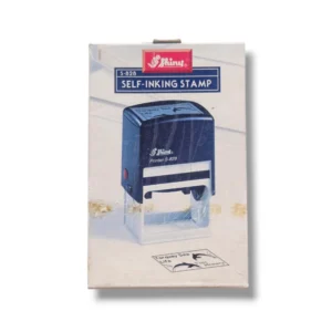 Shiny Self Inking Stamp S-828 front view rubber stamp