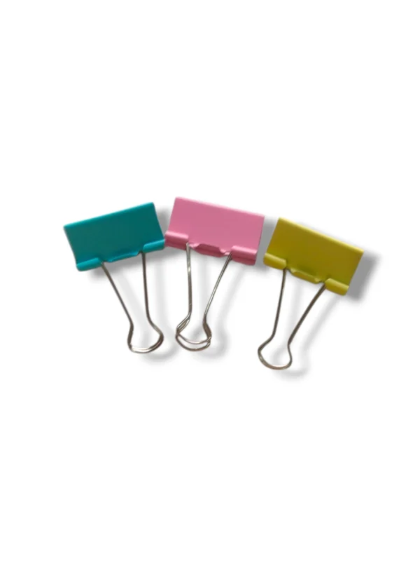 Boss Color Binder Clips 8552 – Durable Multi-Colored Clips Boss Color Binder Clips 8552 multi-colored steel binder clips set
