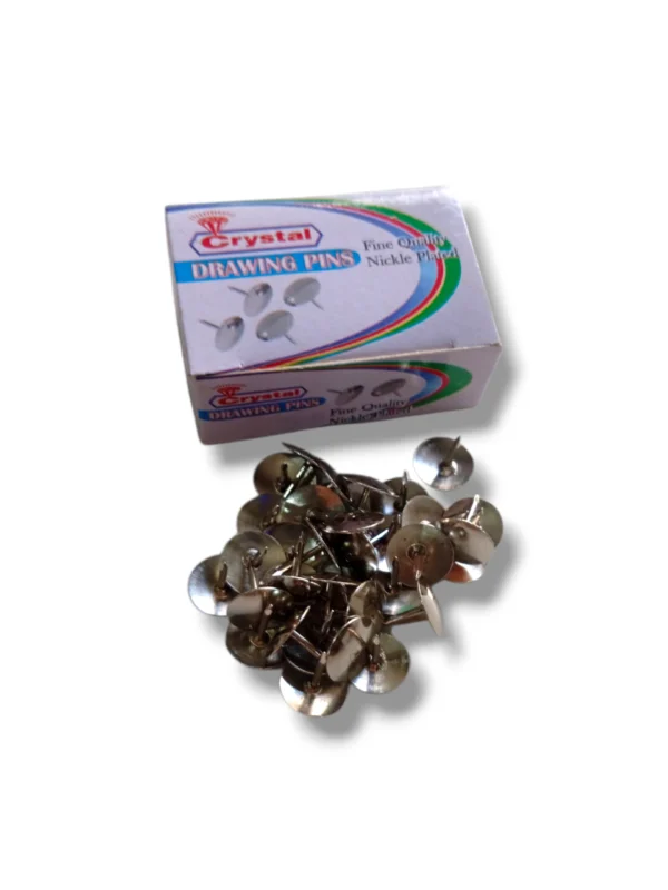 Crystal Drawing Pins DP 50 transparent thumb tacks pack