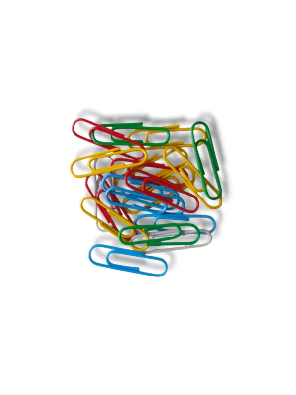 Deli Color Paper Pins W39716 multi-colored steel office pins